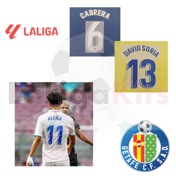 Dorsal Getafe CF - La Liga