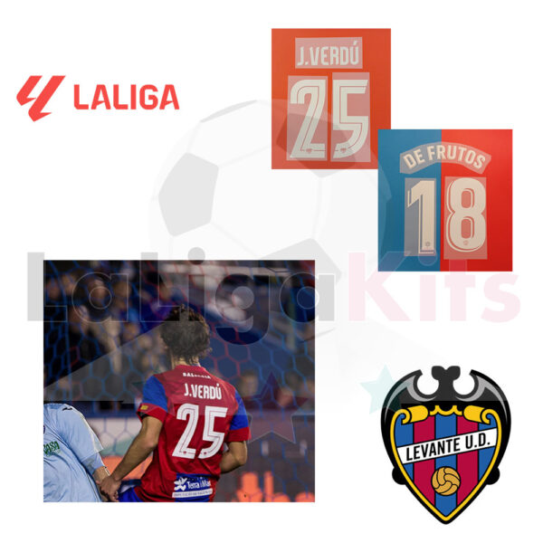 Dorsal UD Levante - La Liga