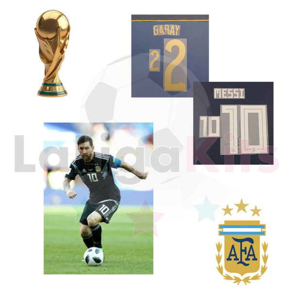 Dorsal Argentina AFA - Fifa Copa Mundial
