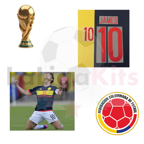 Dorsal Colombia FCF - Fifa Copa Mundial