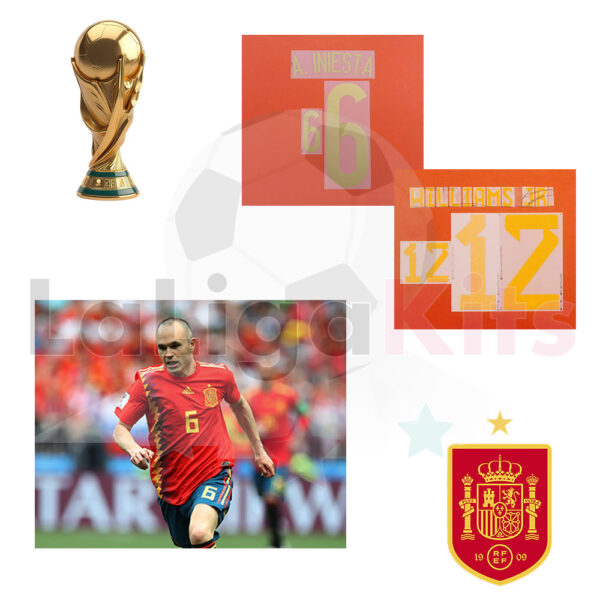 Dorsal España RFEF - Fifa Copa Mundial